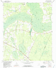 Foreston South Carolina Historical topographic map, 1:24000 scale, 7.5 X 7.5 Minute, Year 1979