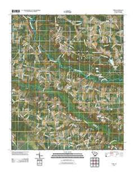Fork South Carolina Historical topographic map, 1:24000 scale, 7.5 X 7.5 Minute, Year 2011