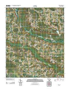 Fork South Carolina Historical topographic map, 1:24000 scale, 7.5 X 7.5 Minute, Year 2011