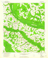 Fork South Carolina Historical topographic map, 1:24000 scale, 7.5 X 7.5 Minute, Year 1959