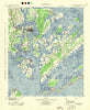 Fort Fremont South Carolina Historical topographic map, 1:62500 scale, 15 X 15 Minute, Year 1944
