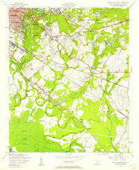 Fort Jackson South South Carolina Historical topographic map, 1:24000 scale, 7.5 X 7.5 Minute, Year 1953