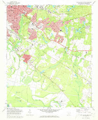 Fort Jackson South South Carolina Historical topographic map, 1:24000 scale, 7.5 X 7.5 Minute, Year 1972