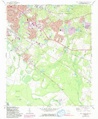 Fort Jackson South South Carolina Historical topographic map, 1:24000 scale, 7.5 X 7.5 Minute, Year 1972