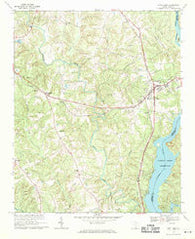 Fort Lawn South Carolina Historical topographic map, 1:24000 scale, 7.5 X 7.5 Minute, Year 1969