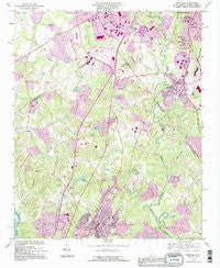 Fort Mill South Carolina Historical topographic map, 1:24000 scale, 7.5 X 7.5 Minute, Year 1993