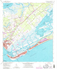 Fort Moultrie South Carolina Historical topographic map, 1:24000 scale, 7.5 X 7.5 Minute, Year 1959