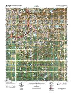Fort Jackson South South Carolina Historical topographic map, 1:24000 scale, 7.5 X 7.5 Minute, Year 2011