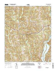 Fort Lawn South Carolina Current topographic map, 1:24000 scale, 7.5 X 7.5 Minute, Year 2014