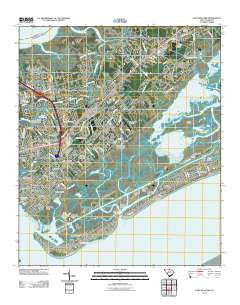 Fort Moultrie South Carolina Historical topographic map, 1:24000 scale, 7.5 X 7.5 Minute, Year 2011