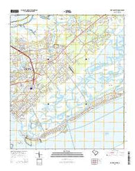 Fort Moultrie South Carolina Current topographic map, 1:24000 scale, 7.5 X 7.5 Minute, Year 2014