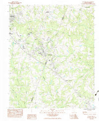 Fountain Inn South Carolina Historical topographic map, 1:24000 scale, 7.5 X 7.5 Minute, Year 1983