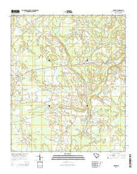 Fowler South Carolina Current topographic map, 1:24000 scale, 7.5 X 7.5 Minute, Year 2014