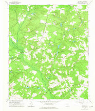 Foxtown South Carolina Historical topographic map, 1:24000 scale, 7.5 X 7.5 Minute, Year 1964