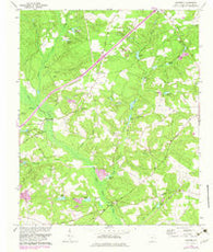 Foxtown South Carolina Historical topographic map, 1:24000 scale, 7.5 X 7.5 Minute, Year 1964