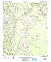 Friendship South Carolina Historical topographic map, 1:24000 scale, 7.5 X 7.5 Minute, Year 1947