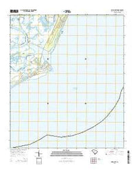 Fripp Inlet South Carolina Current topographic map, 1:24000 scale, 7.5 X 7.5 Minute, Year 2014