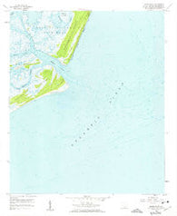 Fripps Inlet South Carolina Historical topographic map, 1:24000 scale, 7.5 X 7.5 Minute, Year 1958