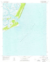 Fripps Inlet South Carolina Historical topographic map, 1:24000 scale, 7.5 X 7.5 Minute, Year 1958