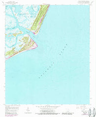 Fripps Inlet South Carolina Historical topographic map, 1:24000 scale, 7.5 X 7.5 Minute, Year 1958