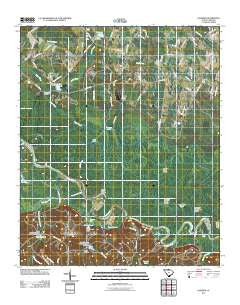 Gadsden South Carolina Historical topographic map, 1:24000 scale, 7.5 X 7.5 Minute, Year 2011