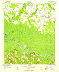 Gadsden South Carolina Historical topographic map, 1:24000 scale, 7.5 X 7.5 Minute, Year 1953