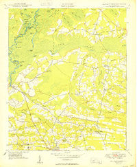 Galivants Ferry South Carolina Historical topographic map, 1:24000 scale, 7.5 X 7.5 Minute, Year 1950