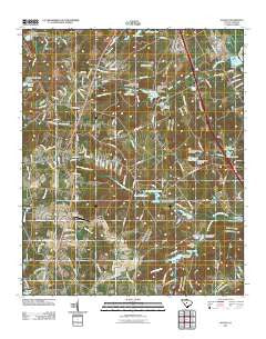Gaston South Carolina Historical topographic map, 1:24000 scale, 7.5 X 7.5 Minute, Year 2011