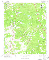 Gaston South Carolina Historical topographic map, 1:24000 scale, 7.5 X 7.5 Minute, Year 1972