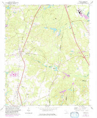 Gaston South Carolina Historical topographic map, 1:24000 scale, 7.5 X 7.5 Minute, Year 1972