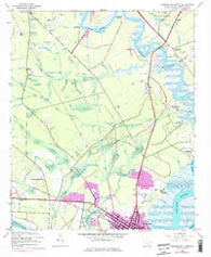 Georgetown North South Carolina Historical topographic map, 1:24000 scale, 7.5 X 7.5 Minute, Year 1943