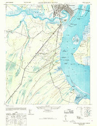 Georgetown South South Carolina Historical topographic map, 1:24000 scale, 7.5 X 7.5 Minute, Year 1968