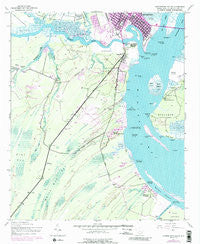 Georgetown South South Carolina Historical topographic map, 1:24000 scale, 7.5 X 7.5 Minute, Year 1943