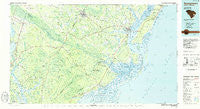 Georgetown South Carolina Historical topographic map, 1:100000 scale, 30 X 60 Minute, Year 1986