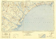 Georgetown South Carolina Historical topographic map, 1:250000 scale, 1 X 2 Degree, Year 1949