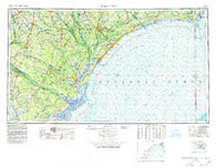 Georgetown South Carolina Historical topographic map, 1:250000 scale, 1 X 2 Degree, Year 1974