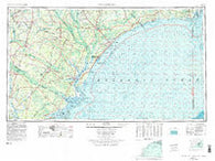 Georgetown South Carolina Historical topographic map, 1:250000 scale, 1 X 2 Degree, Year 1974