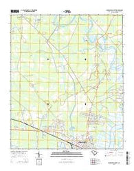 Georgetown North South Carolina Current topographic map, 1:24000 scale, 7.5 X 7.5 Minute, Year 2014