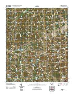 Gilbert South Carolina Historical topographic map, 1:24000 scale, 7.5 X 7.5 Minute, Year 2011