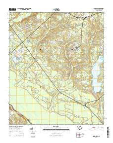 Girard NW South Carolina Current topographic map, 1:24000 scale, 7.5 X 7.5 Minute, Year 2014