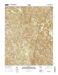 Glenn Springs South Carolina Current topographic map, 1:24000 scale, 7.5 X 7.5 Minute, Year 2014