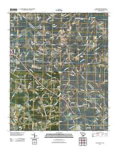 Goretown South Carolina Historical topographic map, 1:24000 scale, 7.5 X 7.5 Minute, Year 2011