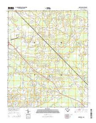 Goretown South Carolina Current topographic map, 1:24000 scale, 7.5 X 7.5 Minute, Year 2014