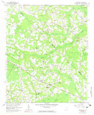 Goretown South Carolina Historical topographic map, 1:24000 scale, 7.5 X 7.5 Minute, Year 1962