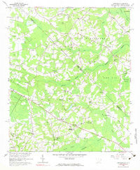 Goretown South Carolina Historical topographic map, 1:24000 scale, 7.5 X 7.5 Minute, Year 1962