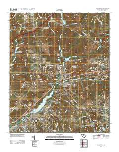 Graniteville South Carolina Historical topographic map, 1:24000 scale, 7.5 X 7.5 Minute, Year 2011