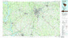 Greenville South Carolina Historical topographic map, 1:100000 scale, 30 X 60 Minute, Year 1984
