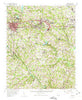 Greer South Carolina Historical topographic map, 1:62500 scale, 15 X 15 Minute, Year 1957