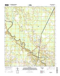 Gresham South Carolina Current topographic map, 1:24000 scale, 7.5 X 7.5 Minute, Year 2014