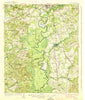 Hagood South Carolina Historical topographic map, 1:62500 scale, 15 X 15 Minute, Year 1938